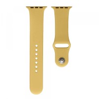 Ремінець Apple Watch Silicone 42mm / 44mm / 45mm S (28) Gold
