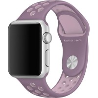 Силіконовий ремінець Nike 38mm / 40mm / 41mm для Apple Watch (бузковий)