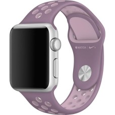Силіконовий ремінець Nike 38mm / 40mm / 41mm для Apple Watch (бузковий)