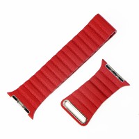 Ремінець для Apple Watch Leather Loop 38mm/40mm/41mm червоний