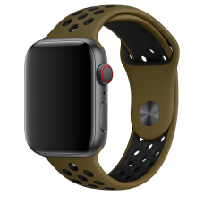 Ремінець для Apple Watch Sport Nike+ 38mm / 40mm / 41mm темно-зелений чорний