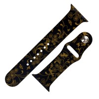 Ремінець Sport Print для Apple Watch 42mm/44mm/45mm чорний