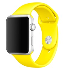 Ремінці Apple Watch 42mm / 44mm / 45mm яскраво жовтий