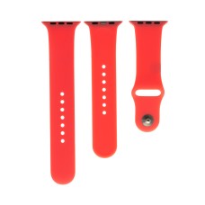 Ремінець для Apple Watch 42mm/44mm/45mm Band Silikone Two - Piece рожевий