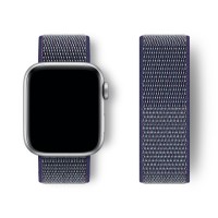 Нейлоновий ремінець Nylon loop 38mm/40mm/41mm для Apple Watch (Midnight fog)