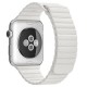 Ремінець для Apple Watch Leather Loop 42mm/44mm/45mm білий