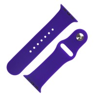 Ремінець для Apple Watch 42mm/44mm/45mm Band Silikone Two - Piece фіолетовий