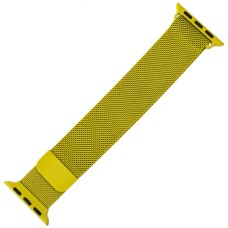 Ремінець для Apple Watch Milanese Loop 38mm/40mm/41mm жовтий