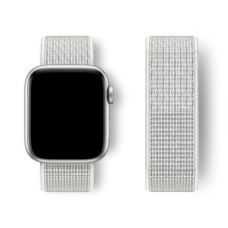 Нейлоновий ремінець Nylon loop 42mm/44mm/45mm для Apple Watch (White)