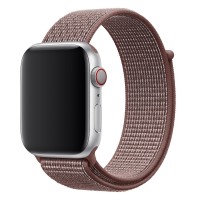 Нейлоновий ремінець Nylon loop 42mm / 44mm / 45mm для Apple Watch (Beige Pink)