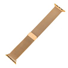 Ремінець для Apple Watch Milanese Loop 42mm/44mm/45mm рожево-золотистий