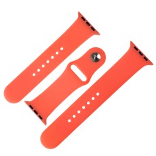 Ремінець для Apple Watch 42mm / 44mm / 45mm Band Silikone Two - Piece barbie pink