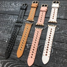 Ремінець Apple Watch Leather &amp; Rings 38mm/40mm/41mm