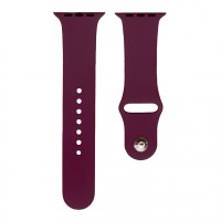Ремінець Apple Watch Silicone 42mm / 44mm / 45mm M (52) Marsala