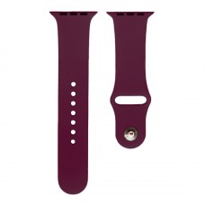 Ремінець Apple Watch Silicone 42mm / 44mm / 45mm M (52) Marsala
