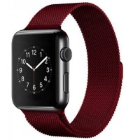 Ремінець Milanese Loop Marsala для Apple Watch 38mm/40mm/41mm