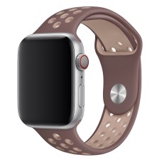 Силіконовий ремінець Nike 42mm/44mm/45mm для Apple Watch (Шоколадний)