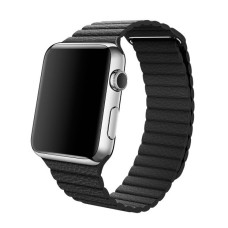 Ремінці Apple Watch Leather Loop Magnet 42mm / 44mm / 45mm Чорний