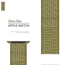 Нейлоновий ремінець Nylon loop 42mm/44mm/45mm для Apple Watch (Olive Flak)