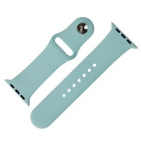 Ремінець для Apple Watch 42mm/44mm/45mm Band Silikone Two - Piece бірюзовий