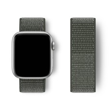 Нейлоновий ремінець Nylon loop 42mm/44mm/45mm для Apple Watch (Dark Olive)