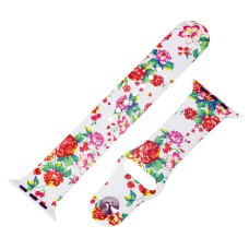 Ремінець Sport Band для Apple Watch 42mm / 44mm / 45mm white flowers