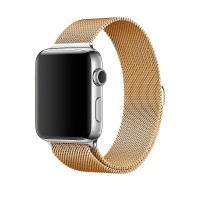 Ремінець для Apple Watch Milanese Loop 38mm/40mm/41mm золотистий