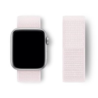 Нейлоновий ремінець Nylon loop 42mm/44mm/45mm для Apple Watch (Pearl Pink)