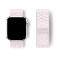 Нейлоновий ремінець Nylon loop 42mm/44mm/45mm для Apple Watch (Pearl Pink)