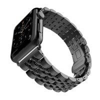 Ремінці Apple Watch Stainless Steel 42mm / 44mm / 45mm ( Чорний / Black )