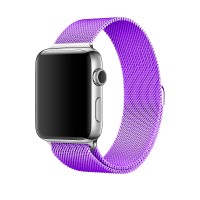 Ремінець для Apple Watch Milanese Loop 42mm / 44mm / 45mm фіолетовий