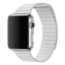 Ремінці Apple Watch Leather Loop Magnet 42mm / 44mm / 45mm Білий