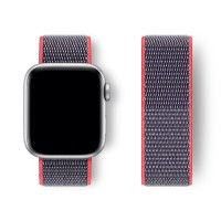 Нейлоновий ремінець Nylon loop 38mm/40mm/41mm для Apple Watch (Electric Pink)