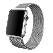 Ремінець Milanese Loop Silver для Apple Watch 42mm/44mm/45mm