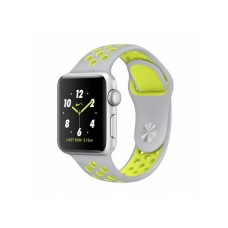 Ремешок для Apple Watch Sport Nike+ 38mm / 40mm / 41mm серо-лимонный