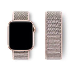 Нейлоновий ремінець Nylon loop 42mm/44mm/45mm для Apple Watch (Pink Sand)