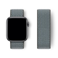 Нейлоновий ремінець Nylon loop 42mm/44mm/45mm для Apple Watch (Storm Gray)