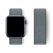 Нейлоновий ремінець Nylon loop 42mm/44mm/45mm для Apple Watch (Storm Gray)