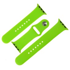 Ремінець для Apple Watch 42mm/44mm/45mm Band Silikone Two - Piece зелений