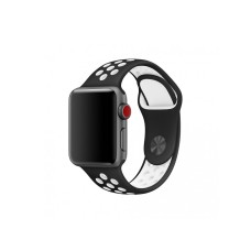 Ремешок для Apple Watch Sport Nike+ 38mm / 40mm / 41mm черный белый