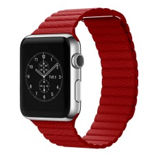 Ремінці Apple Watch Leather Loop Magnet 38mm / 40mm / 41mm Червоний