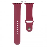 Ремінець Apple Watch Silicone 42mm / 44mm / 45mm M (36) Rose red