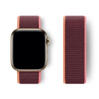 Нейлоновий ремінець Nylon loop 42mm/44mm/45mm для Apple Watch (Plum)