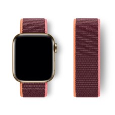 Нейлоновий ремінець Nylon loop 42mm/44mm/45mm для Apple Watch (Plum)