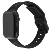 Ремінець для Apple Watch UAG Silicone scout 42mm / 44mm / 45mm чорний