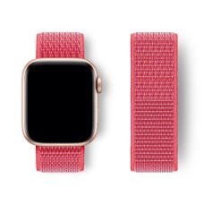 Нейлоновий ремінець Nylon loop 42mm/44mm/45mm для Apple Watch (Hibiscus)