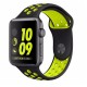 Ремешок для Apple Watch Sport Nike+ 38mm / 40mm / 41mm черно-салатовый
