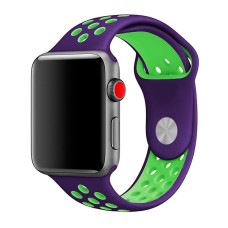 Ремешок для Apple Watch Sport Nike+ 38mm / 40mm / 41mm фиолетово-зеленый