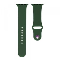 Ремінець Apple Watch Silicone 42mm / 44mm / 45mm M (57) new dark green