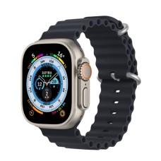 Ремінець для Apple Watch 38mm / 40mm / 41mm Ocean Band charcoal grey